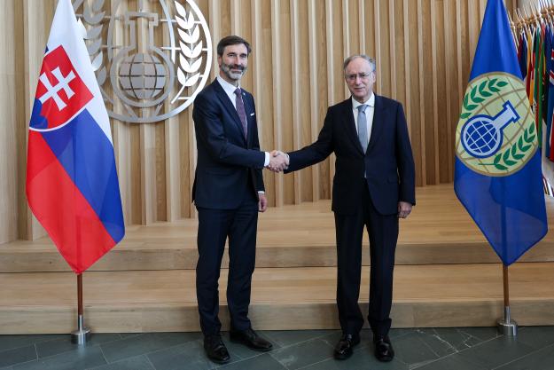Minister of Foreign and European Affairs of Slovakia and the OPCW Director-General.