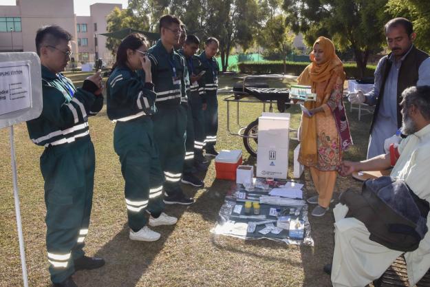 Training for Asian Member States on detection and sampling in a chemical warfare contaminated environment / Pakistan